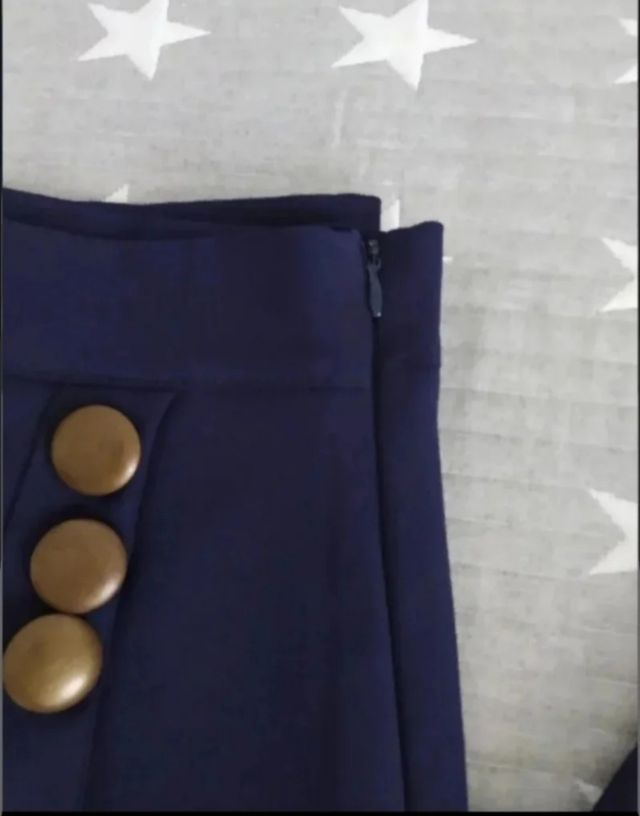 Conjunto top y pantalón azul