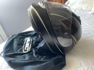 Casco moto HJC S - gafas solares