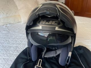 Casco moto HJC S - gafas solares