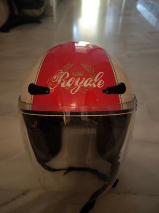 Casco moto retro Royale, talla S