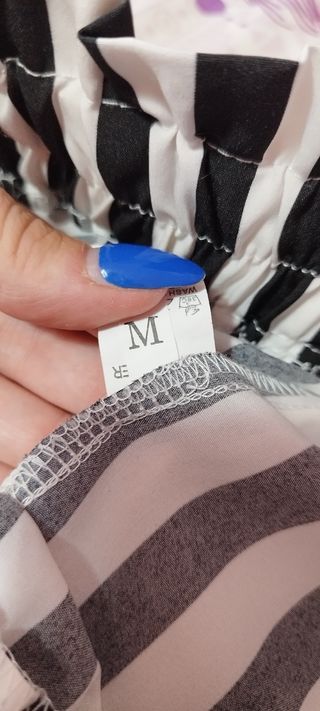 Shorts rayas blancas y negras