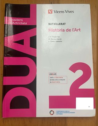 Quadern d’activitats História de l’art 2n Batx.