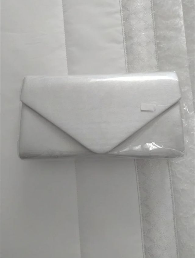 Bolso de mano  plata