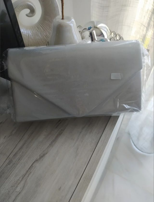 Bolso de mano  plata