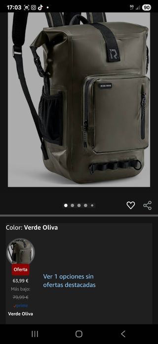Mochila Ride Iron - Verde Oliva