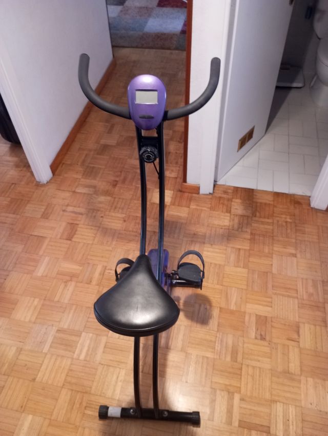 Bicicleta estática plegable