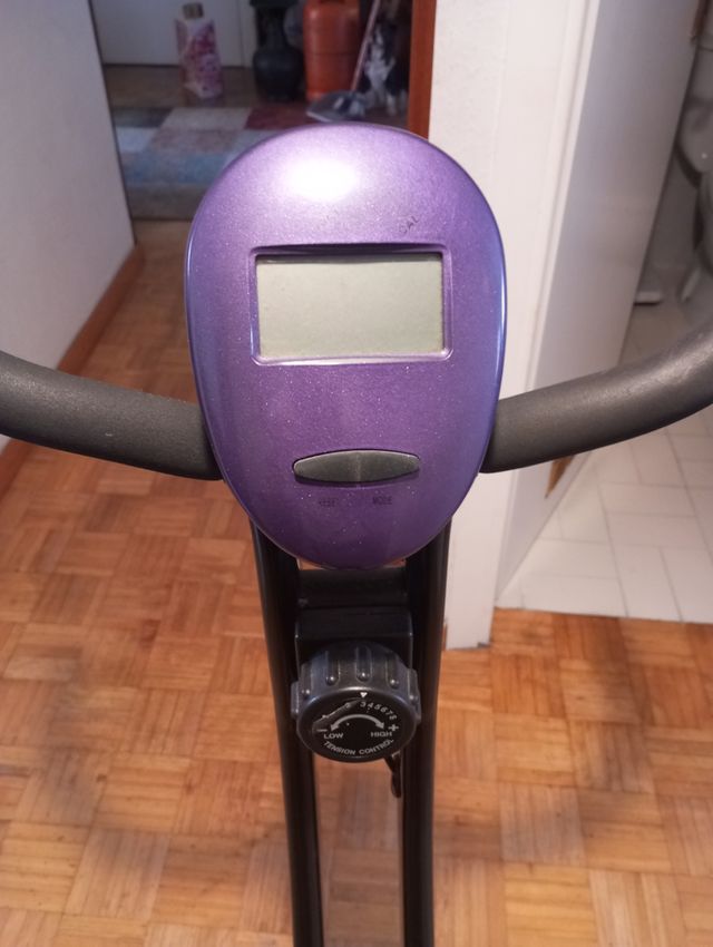 Bicicleta estática plegable