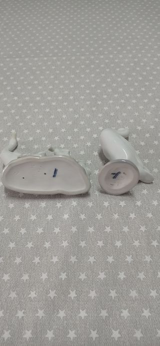 Lladró: 2 figuras Gansos porcelana
