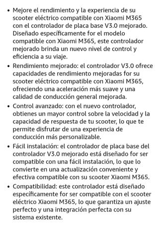 Centralita Xiaomi 365 - Patinete