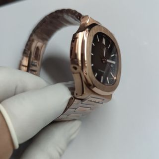 Seiko Mod Nautilus | Reloj automático oro rosa