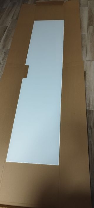 Panel TV IKEA BESTA blanco - vidrio