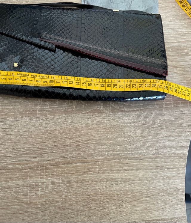 Pochette vintage Luigi Beltrante nera 