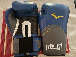 Guantes Everlast 16oz - Azul y Gris