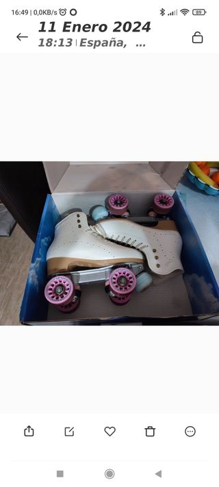 Patines profesionales seminuevos