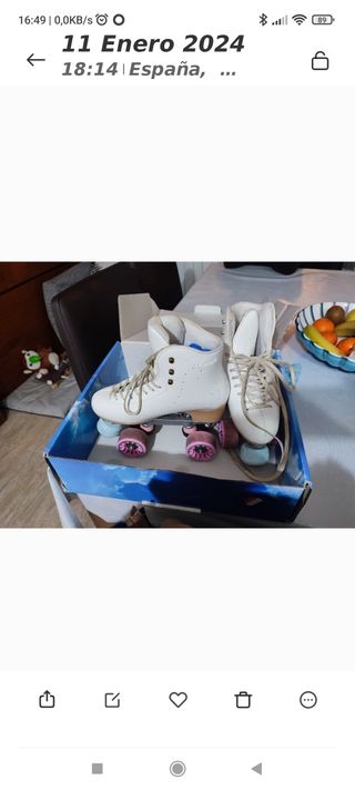 Patines profesionales seminuevos