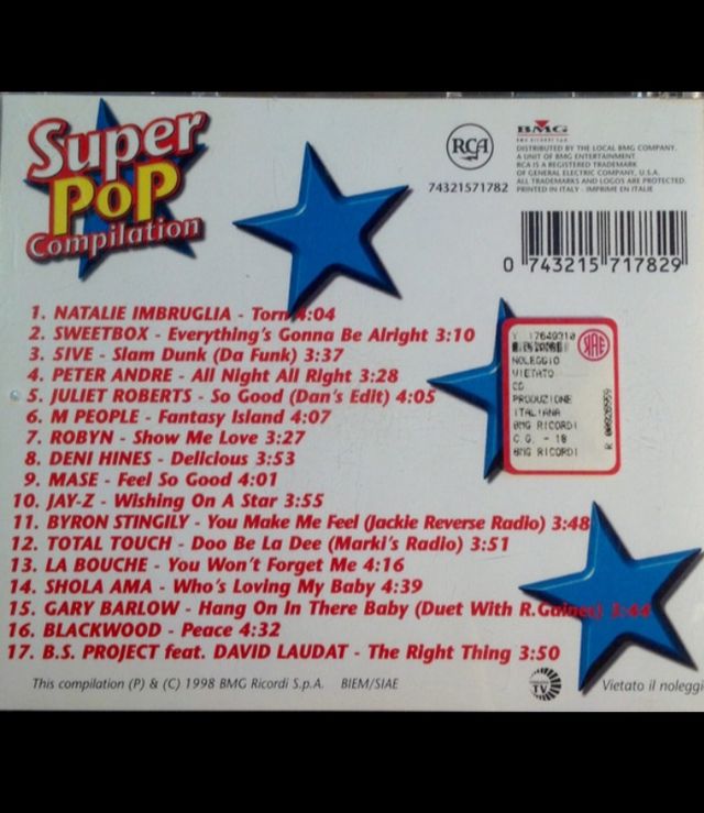 CD Compilation Super Pop