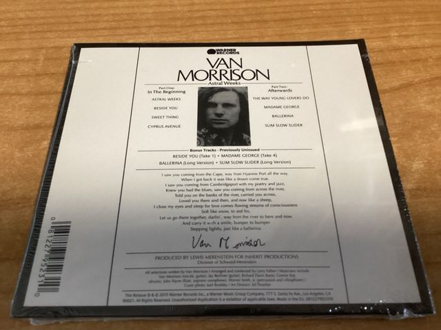 Van Morrison - Astral Weeks CD