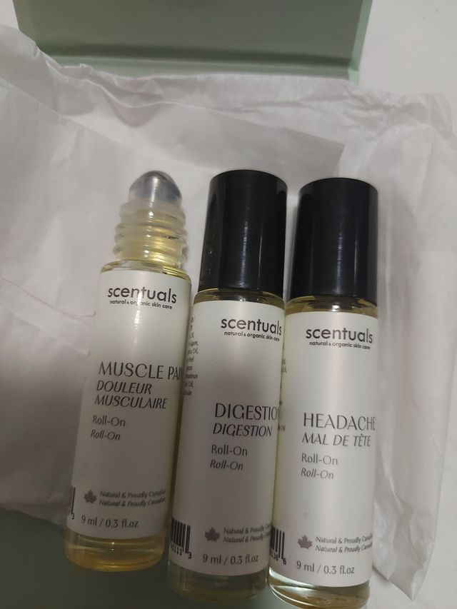 Set Oli Essenziali naturali roll-on.