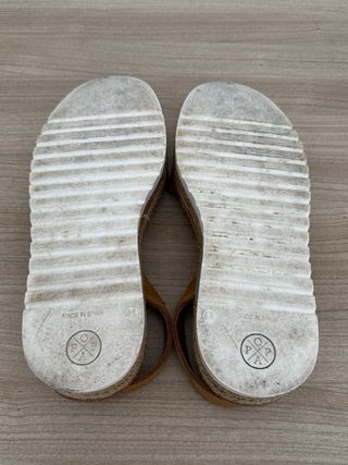 Cuñas Popa marrón, talla 41