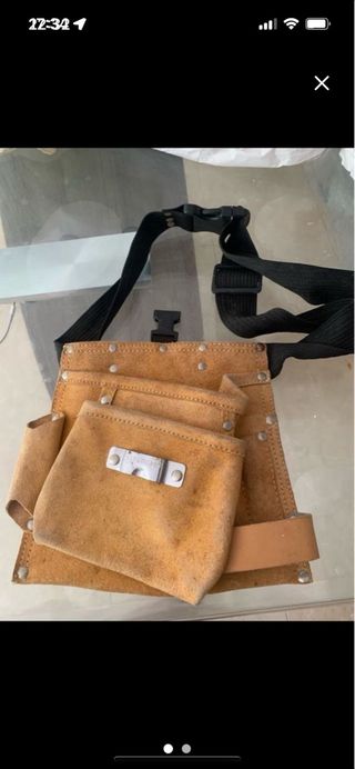 Bolso trabajo piel marrón
