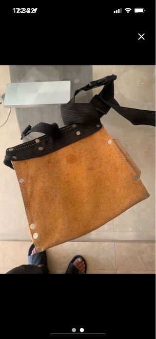 Bolso trabajo piel marrón