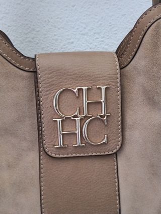 Bolso Carolina Herrera ante beige