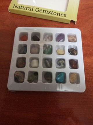 20 Gemas naturales diferentes.