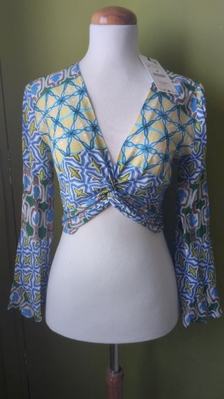 Blusa Zara M - Multicolor