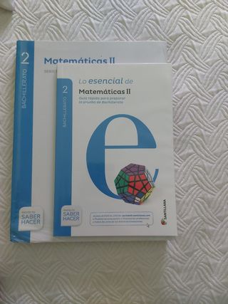 Libro Matemáticas II de 2°Bachillerato