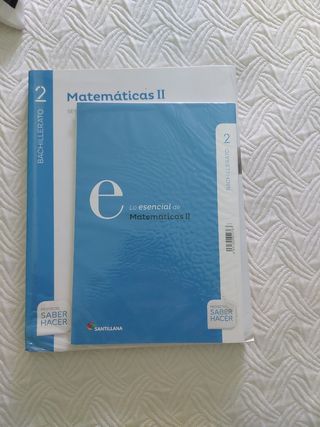 Libro Matemáticas II de 2°Bachillerato