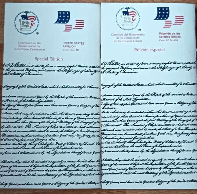 Constitución EEUU y Declaración Independencia