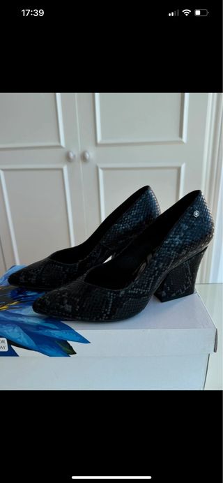 Tacones Cuplé piel serpiente