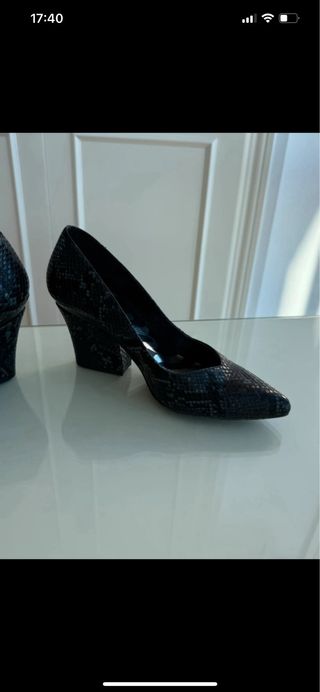 Tacones Cuplé piel serpiente
