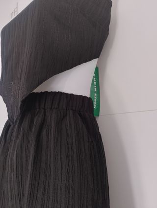 Conjunto negro top corto + short