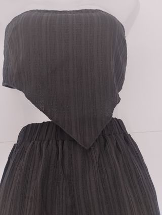 Conjunto negro top corto + short