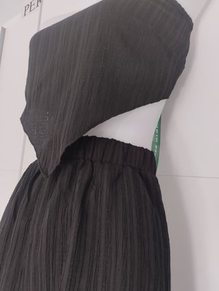 Conjunto negro top corto + short