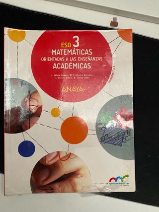 Matemáticas 3 ESO