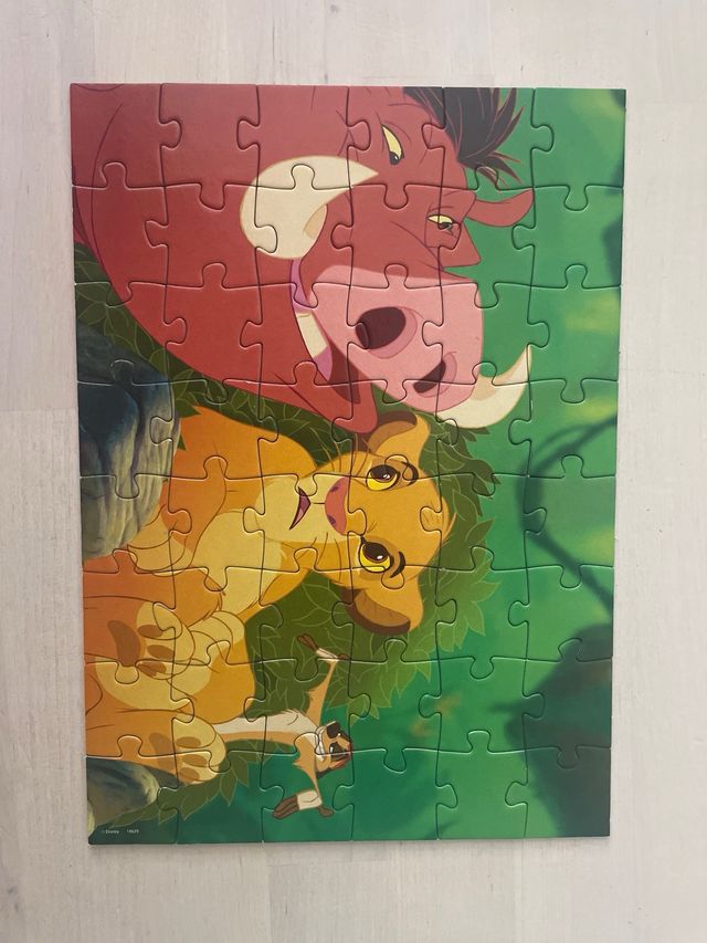 2 Puzzles Disney El Rey León 48 piezas