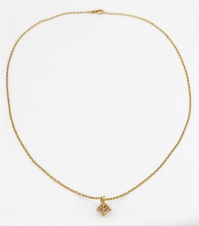 Conjunto Cadena + Colgante Torre Eiffel en Oro 18K