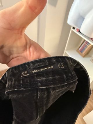 Minifalda negra Zara - Talla M