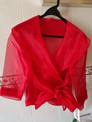 Chaqueta roja fiesta L-XL (talla 42)