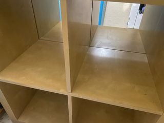 Estantería IKEA Kallax - Beige/Blanco y cajones