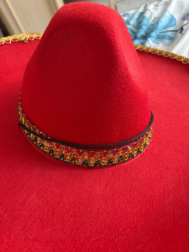 Sombrero Mexicano Rojo