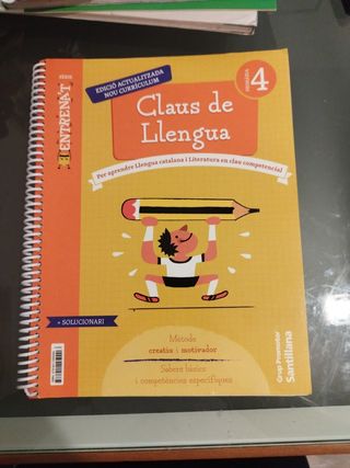 QUADERN CLAUS DE LLENGUA SERIE ENTRENAT 4 PRIMARIA