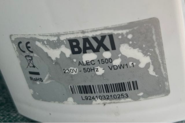 Radiador BAXI Alec 1500 - blanco bajo consumo