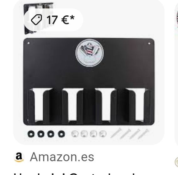 Soporte pared máquinas peluquería 12€de cada una