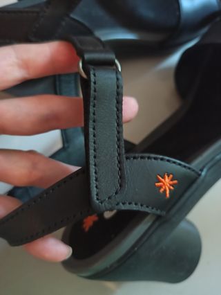 Sandalias tacón Art negras 36