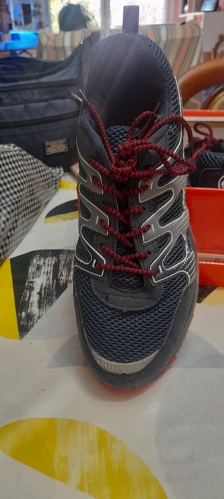 Zapatillas Deportivas Azul-Rojo