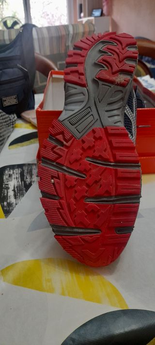 Zapatillas Deportivas Azul-Rojo