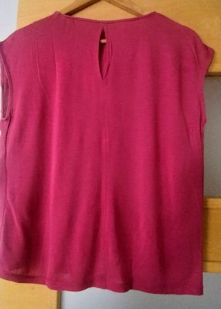 Camiseta Massimo Dutti rosa
